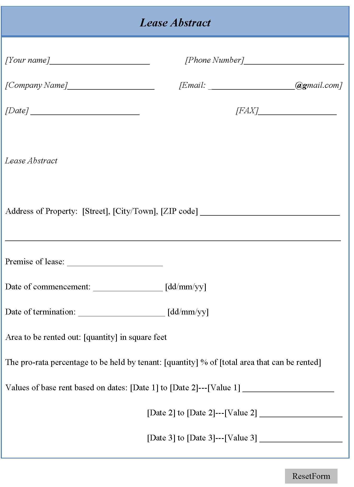 lease-abstract-template-editable-forms