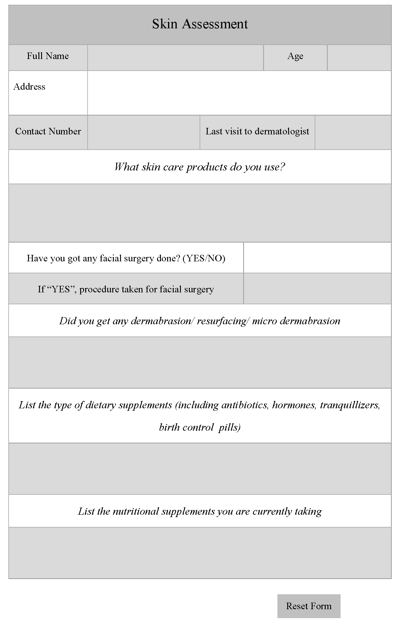 skin-assessment-form-editable-forms