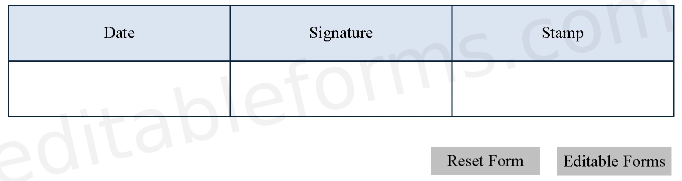 Employee Verification Fillable PDF Template