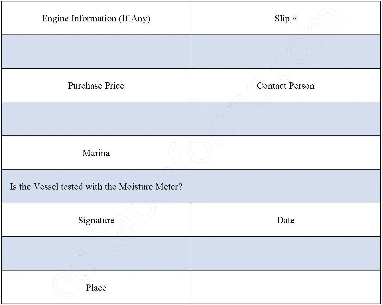 Marine Survey Fillable PDF Form marine-survey-fillable-pdf-form