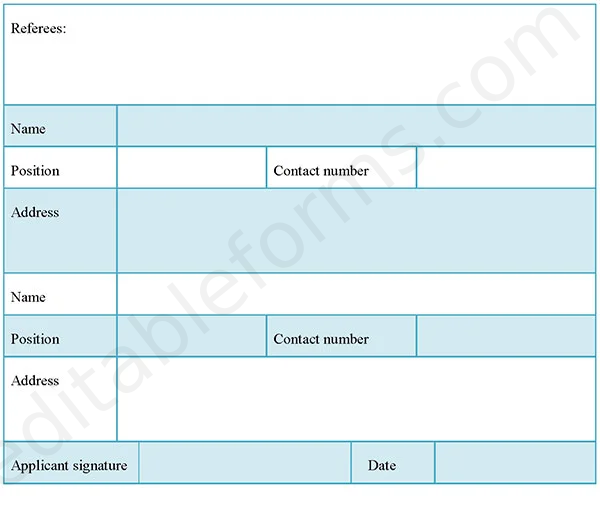 Credit Check Authorization Fillable PDF Template
