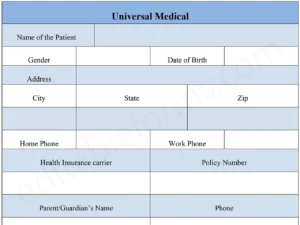 Universal Medical Form